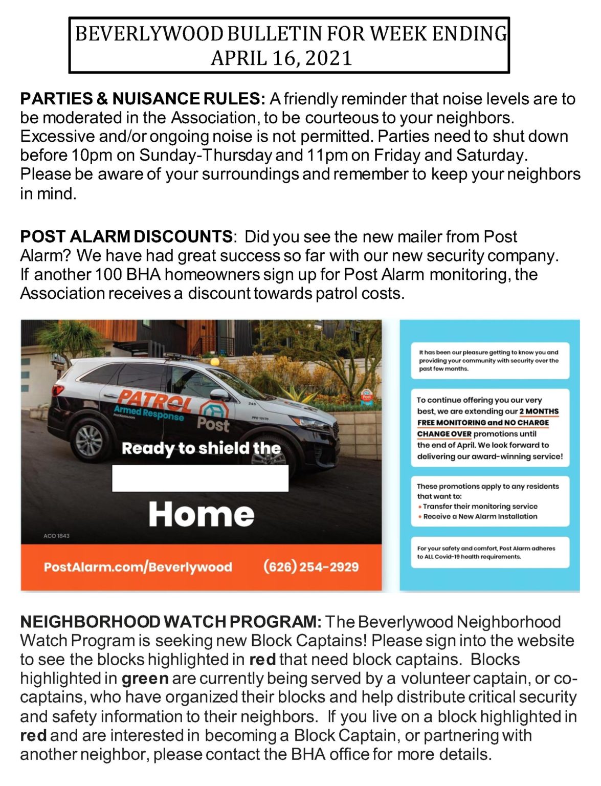 Beverlywood Homes Association Est. 1940