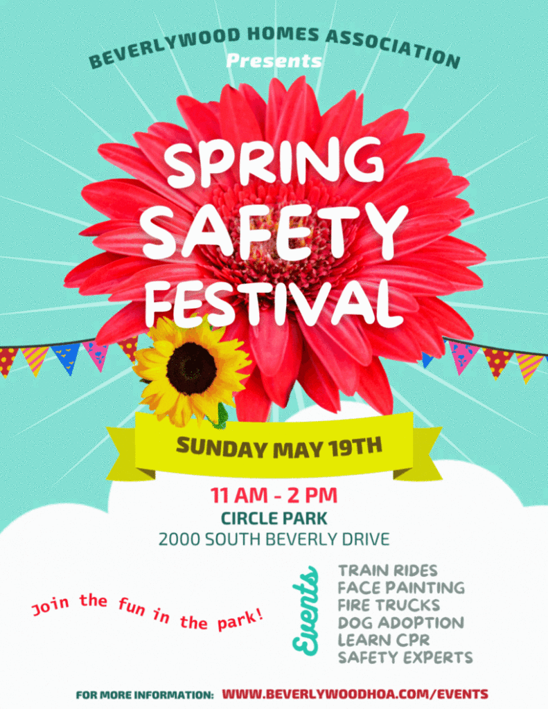 Spring Safety Festival Beverlywood Homes Association
